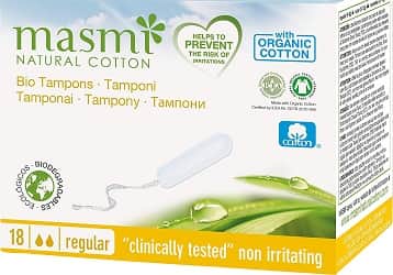 Masmi chlorine-free natural cotton tampons