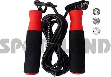 SPORTLAND Fitness Jumping Adjustable Skipping Rope