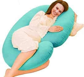 Coozly Premium Lyte C Shaped Pregnancy Pillow