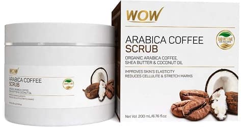 WOW, Arabica Coffee No Parabens & Mineral Oil Scrub